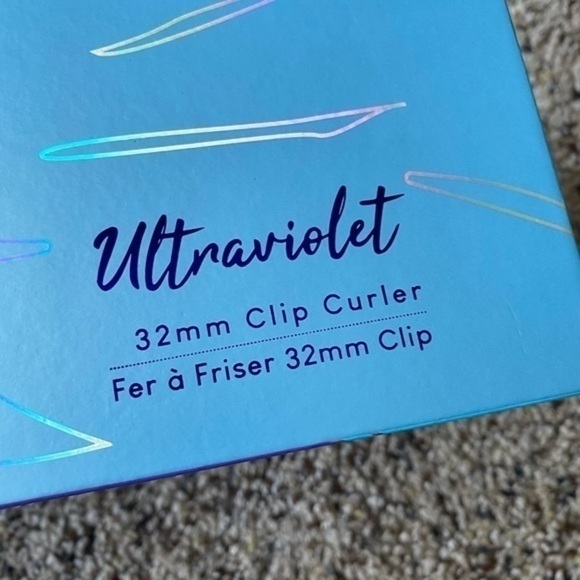 NWT Glister - Paradise 32mm Max Volume Clip Curler - Ultraviolet - Picture 5 of 6